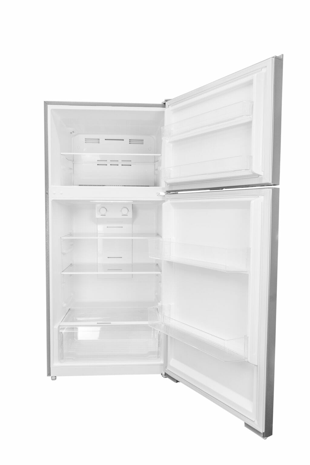 Danby 14.2 cu. ft. Apartment Size Fridge Top Mount in Stainless Steel